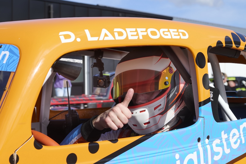 Dennis Ladefoged var en tilfreds mand efter weekenden på Padborg Park.
(Foto: Grippo)